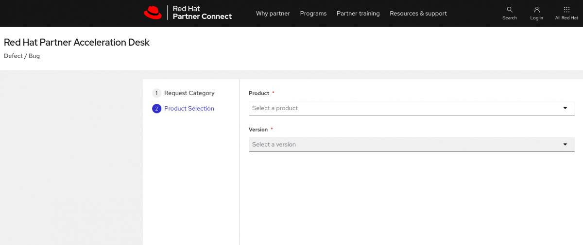 Step 8: Product/Version