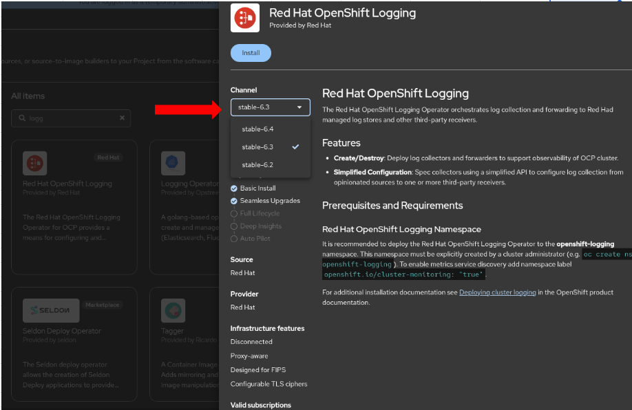 Uninstall Red Hat OpenShift Logging Operator 2
