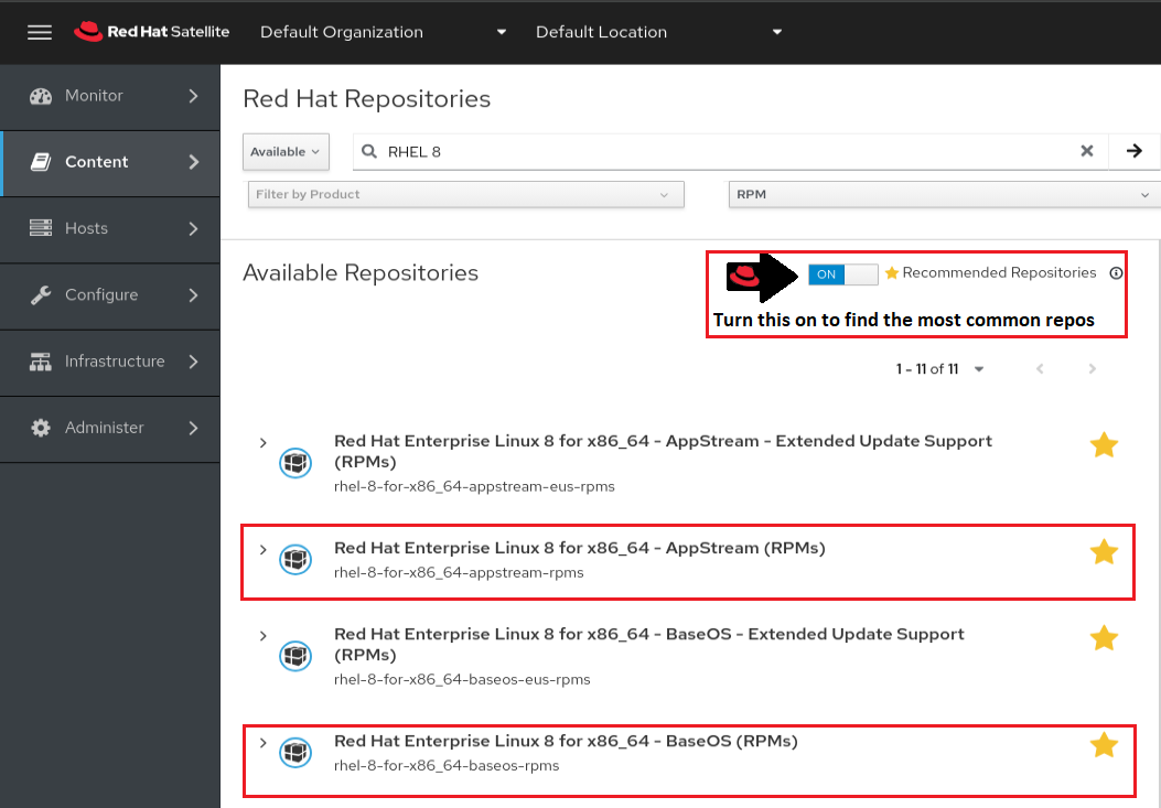 RHEL 8 AppStream and BaseOS