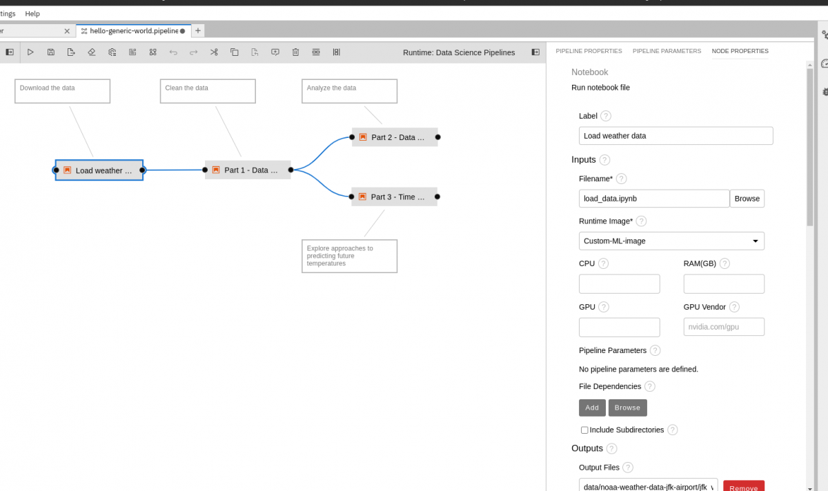 Set the runtime image as base